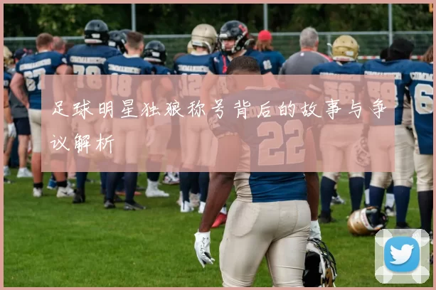 足球明星独狼称号背后的故事与争议解析